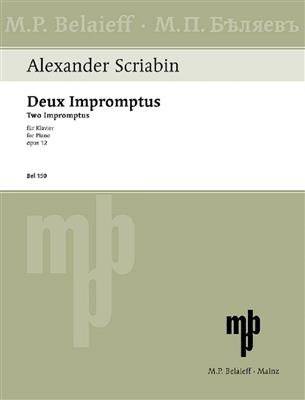 Alexander Skrjabin: Deux Impromptus op. 12: Klavier Solo