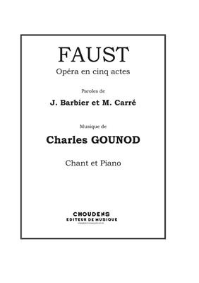 Charles Gounod: Faust - Opéra en cinq actes: Gesang mit Klavier