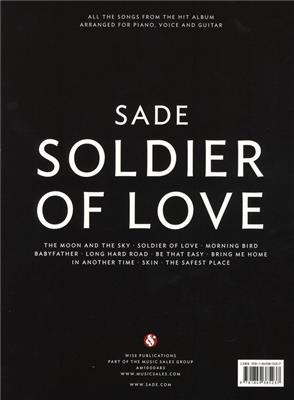 Ryan: Sade: Soldier Of Love: Klavier, Gesang, Gitarre (Songbooks)