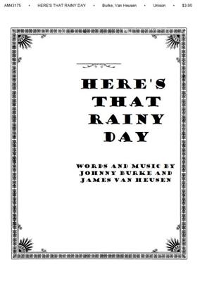 Here's That Rainy Day: Klavier Solo