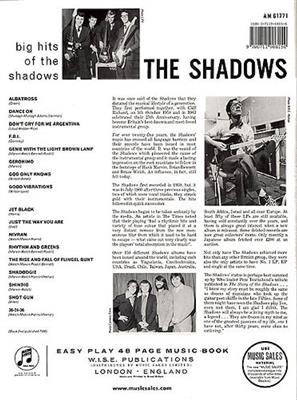 The Shadows: Big Hits Easy: Melodie, Text, Akkorde