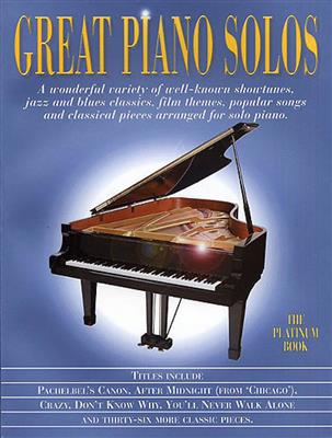 Great Piano Solos - The Platinum Book: Klavier Solo