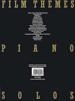 Film Themes Piano Solos