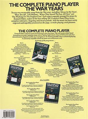 The Complete Piano Player: The War Years: Klavier Solo