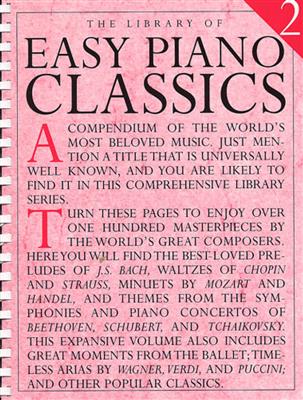 Library Of Easy Piano Classics 2: Klavier Solo