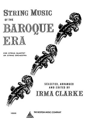 String Music Of The Baroque Era: (Arr. Irma Clarke): Streichorchester mit Solo