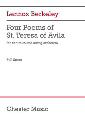 Lennox Berkeley: Four Poems of St. Teresa Of Avila Op.27: Streichorchester mit Solo