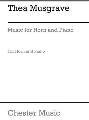 Thea Musgrave: Music for Horn and Piano: Horn mit Begleitung
