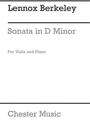 Lennox Berkeley: Sonata In D Minor For Viola and Piano: Viola mit Begleitung