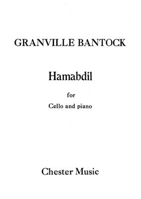 Granville Bantock: Hamabdil For Cello and Piano: Kammerensemble
