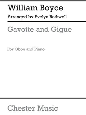 William Boyce: Gavotte & Gigue: Oboe mit Begleitung