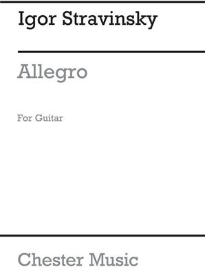 Igor Stravinsky: Allegro From Les Cinq Doigts for Guitar: Gitarre Solo