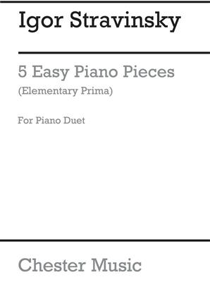 Igor Stravinsky: 5 Easy Pieces: Klavier Duett