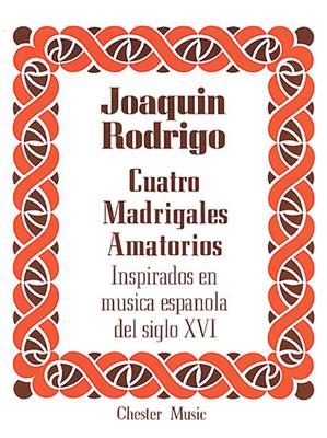 Joaquín Rodrigo: Cuatro Madrigales Amatorios: Gesang mit Klavier