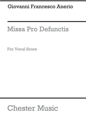 Felice Anerio: Missa Pro Defunctis: Gemischter Chor mit Begleitung