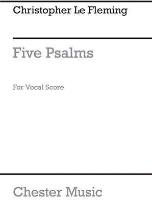 Christopher Le Fleming: Five Psalms: Gemischter Chor mit Ensemble
