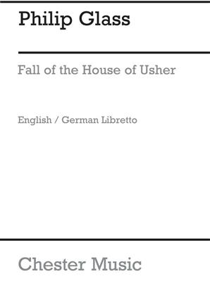 Arthur Yorinks: Glass The Fall Of The House Of Usher (e) Libretto
