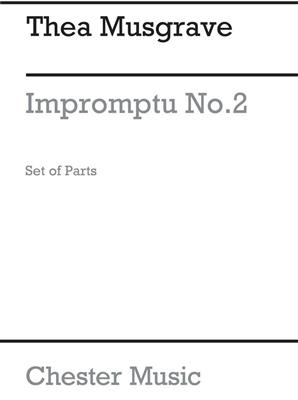 Thea Musgrave: Impromptu No.2 (Parts): Kammerensemble