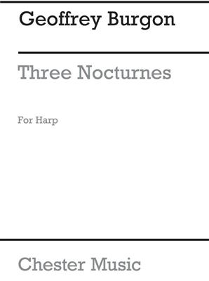 Geoffrey Burgon: Three Nocturnes For Harp: Harfe Solo