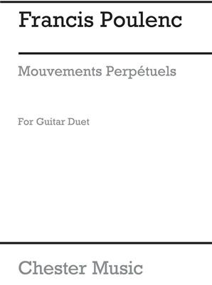 Francis Poulenc: Mouvements Perpetuels for Two Guitars: Gitarre Solo