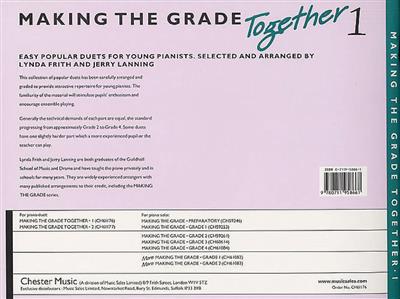 Making The Grade Together 1: (Arr. Jerry Lanning): Klavier Duett