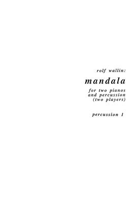 Rolf Wallin: Mandala (Parts): Percussion Ensemble