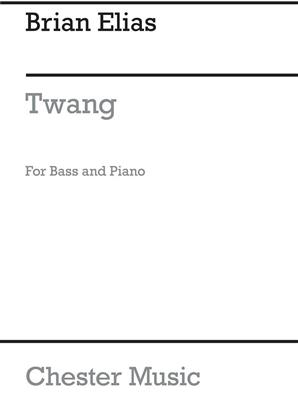 Brian Elias: Twang For Double Bass And Piano: Kontrabass mit Begleitung