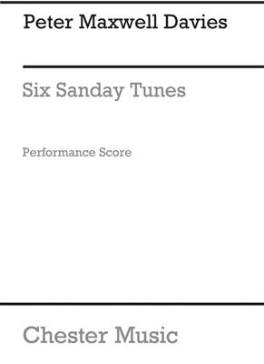 Peter Maxwell Davies: Six Sanday Tunes (Three Violins Performance Score): Violinensemble