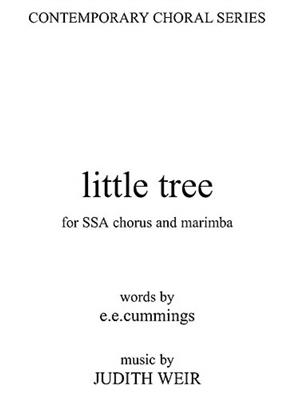 Judith Weir: Little Tree (Full Score): Frauenchor mit Begleitung