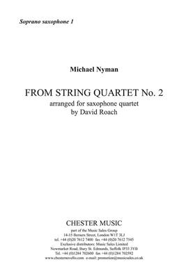 Michael Nyman: String Quartet No. 2 (Parts): (Arr. David Roach): Saxophon Ensemble