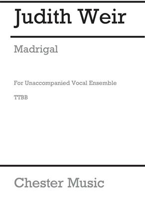 Judith Weir: Madrigal: Männerchor mit Begleitung