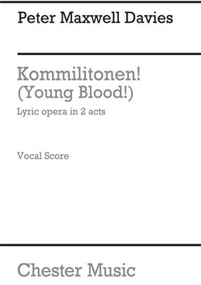 Peter Maxwell Davies: Kommilitonen! (Young Blood!) - Vocal Score: Gemischter Chor mit Ensemble