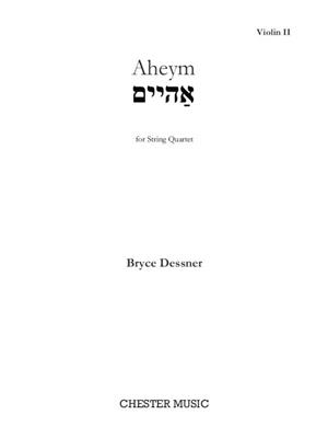 Bryce Dessner: Aheym for String Quartet: Streichquartett
