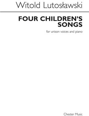 Four Children's Songs: Gesang mit Klavier