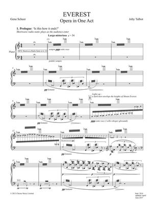 Joby Talbot: Everest: Gemischter Chor mit Klavier/Orgel