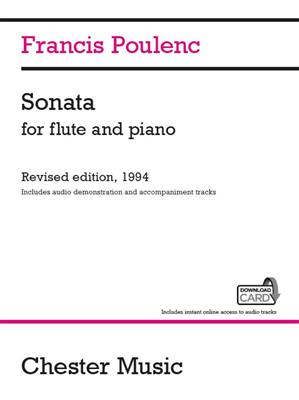 Francis Poulenc: Sonata For Flute And Piano: Flöte mit Begleitung