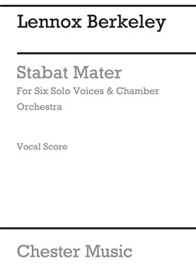 Lennox Berkeley: Stabat Mater: Gemischter Chor mit Klavier/Orgel