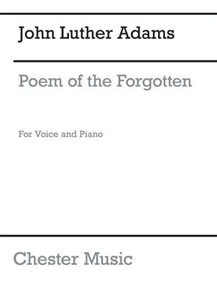 John Luther Adams: Poem Of The Forgotten: Gesang mit Klavier