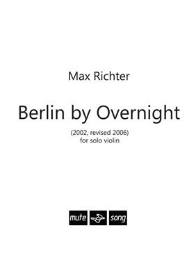 Max Richter: Berlin By Overnight: Violine Solo