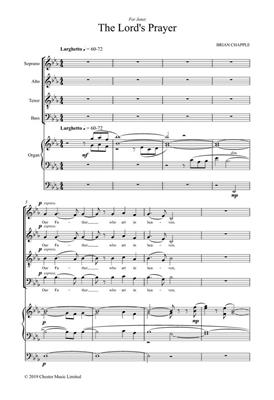 Brian Chapple: The Lord's Prayer: Gemischter Chor mit Klavier/Orgel