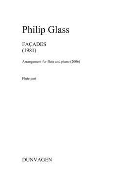 Philip Glass: Facades: Flöte mit Begleitung