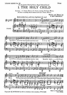 F. Roy Bennett: 3 Christmas Carols: Gemischter Chor mit Klavier/Orgel