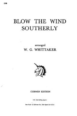 Blow The Wind Southerly: Gesang mit Klavier