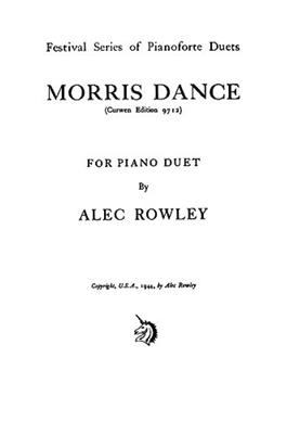 Alec Rowley: Morris Dance: Klavier Duett