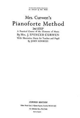 Mrs Curwen's Pianoforte Method