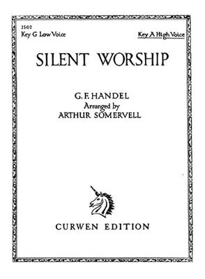 Georg Friedrich Händel: Silent Worship In A: Gesang mit Klavier