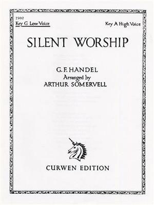 Georg Friedrich Händel: Silent Worship In G: Gesang mit Klavier