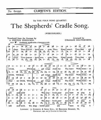 Charles Macpherson: The Shepherds Cradle Song: Gemischter Chor mit Begleitung