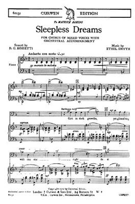 Ethel Smyth: Sleepless Dreams: Gemischter Chor mit Klavier/Orgel