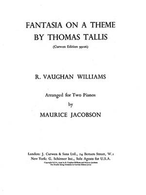 Ralph Vaughan Williams: Fantasia On A Theme By Thomas Tallis: (Arr. Maurice Jacobson): Klavier Duett